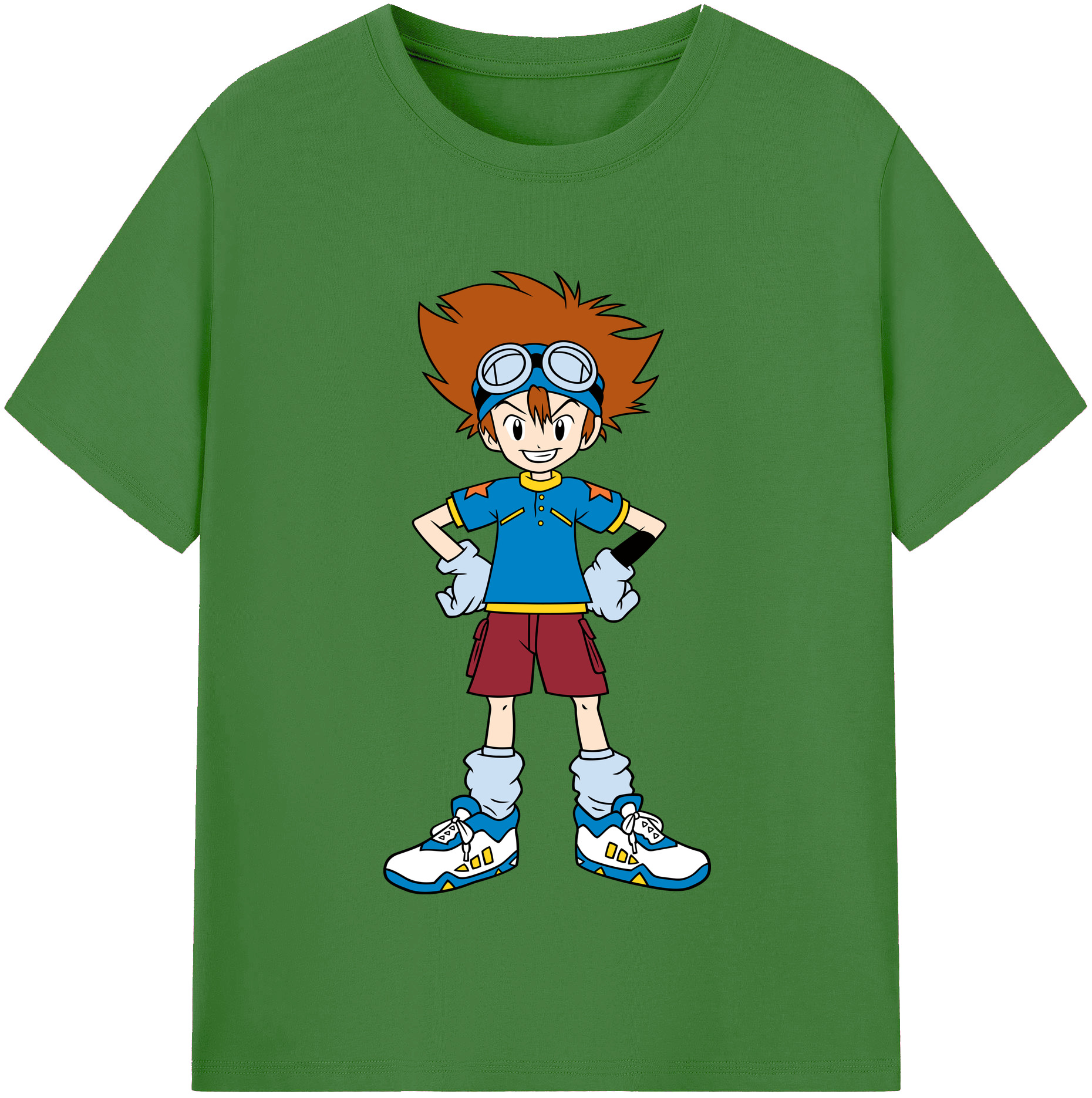 （画像用） Digimon デジタルモンスター/デジモン レディースカジュアルプリントTシャツ（綿100％）